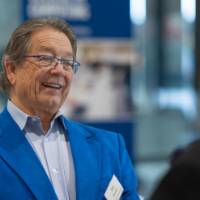 Jim Brooks in conversation with event guest